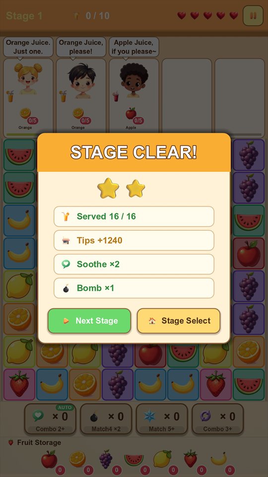 Stage clear