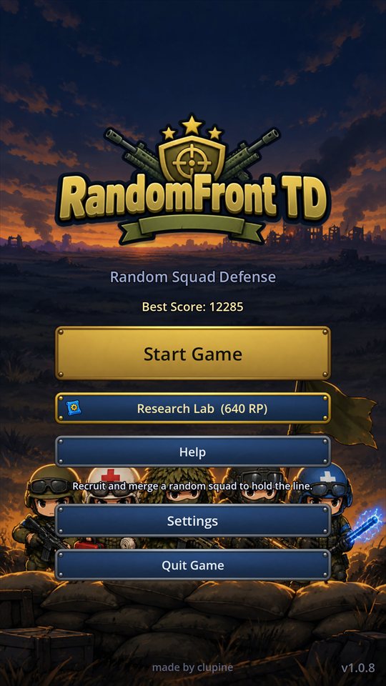 Main menu