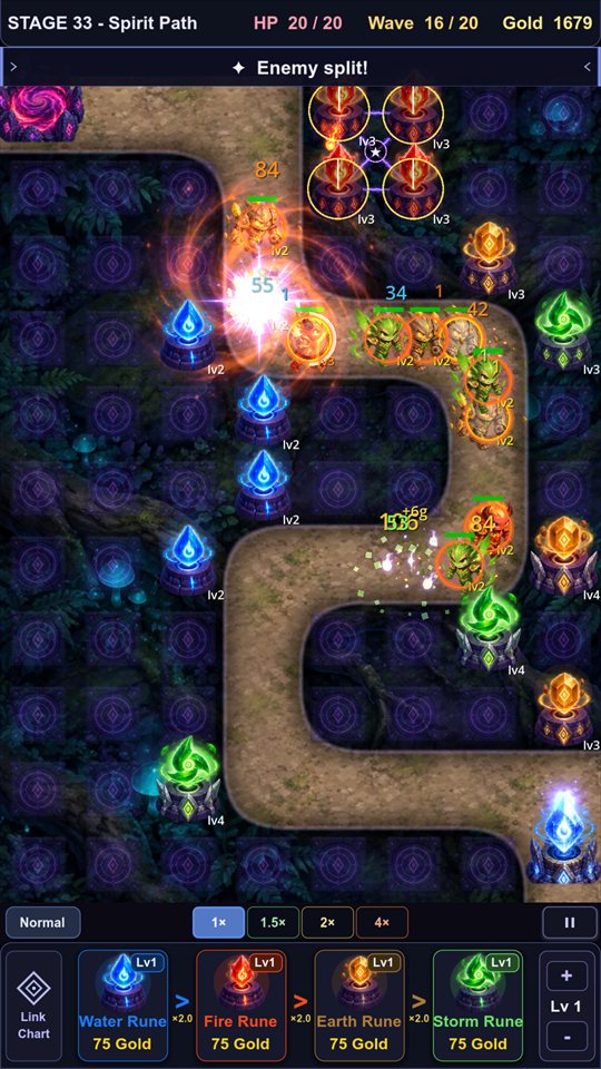 Enemy split and resonance